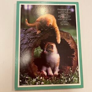 Vintage 1993 Friendship Cat Wall Decor In like new condition